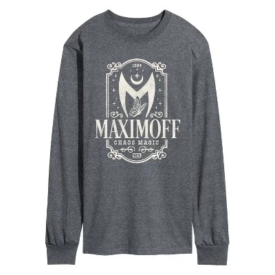 Мужская футболка Marvel Maximoff Chaos Magic, угольно-серая