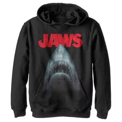 Худи для мальчиков Jaws «Постер с акулой», черное