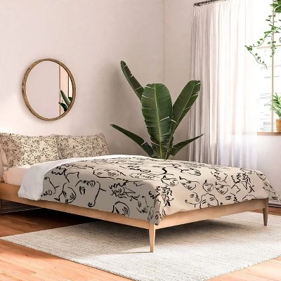 Комплект одеяла и наволочек Deny Designs Alilscribble