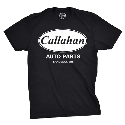 Мужская футболка Callahan Auto, забавные футболки, классный юмор, графическая футболка с надписью 
