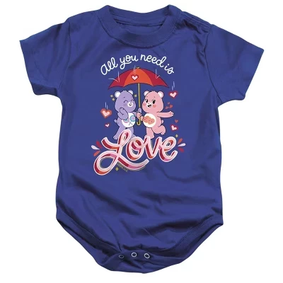 Baby : Unlock The Magic All You Need Is Love Valentine Infant Bodysuit royal