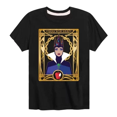 Зеркальная футболка Mirror Witch с коротким рукавом и графическим рисунком черного цвета