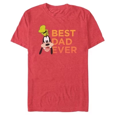 Мужская футболка Mickey & Friends Father's Day, лучшая футболка для папы-гуфи на свете