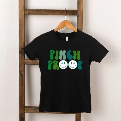 Детская футболка The Juniper Shop «Смайлик», черная