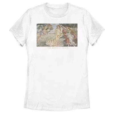 Женская футболка Lost Gods The Birth Of Venus белого цвета