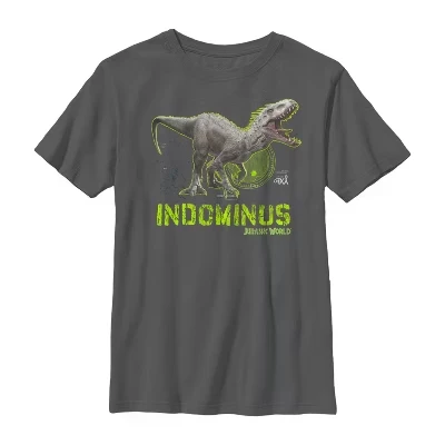 Футболка для мальчиков Jurassic World Индоминус, угольная