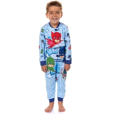 Пижама-комбинезон для мальчиков PJ MASKS Hero, синяя