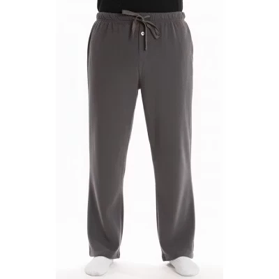 Пижамные брюки из полярного флиса для мужчин, Пижамная одежда PJs charcoal