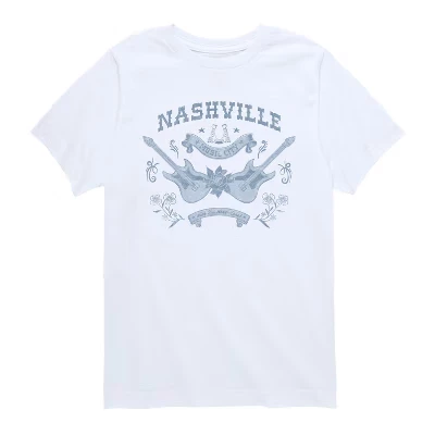 Футболка для мальчиков Instant Message Nashville, белая