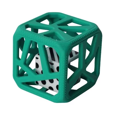 Прорезыватель Malarkey Kids Chew Cube, бирюзовый