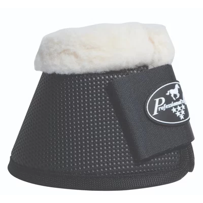 Ботинки Professional's Choice Fleece Overreach Bell - Баллистическая внешняя часть, внутренняя часть из неопрена, подкладка из лайкры, 2-дюймовый ремешок с двойной застежкой черного цвета