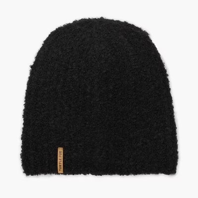 Abigail Beanie - женская зимняя шапка из переработанного материала черного цвета