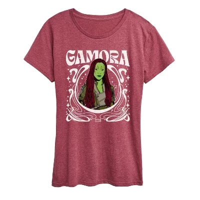 Женская футболка Guardians of the Galaxy Gamora в стиле модерн с коротким рукавом и графическим принтом