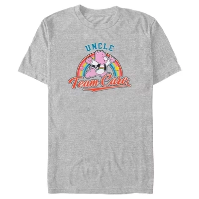 Мужская футболка Uncle Cheer Bear с надписью athletic heather