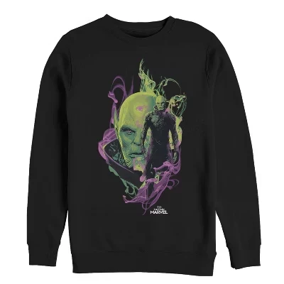 Мужская толстовка Captain Talos Skrull Leader черного цвета
