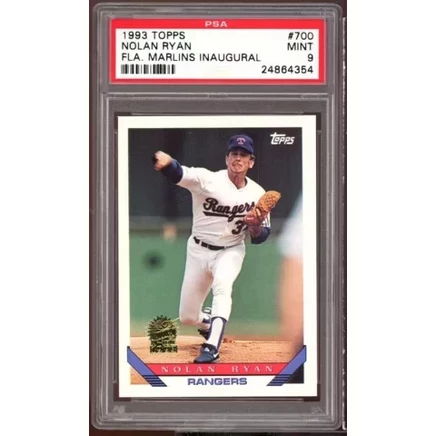 Карточка Topps 1993 Nolan Ryan #700 PSA 9