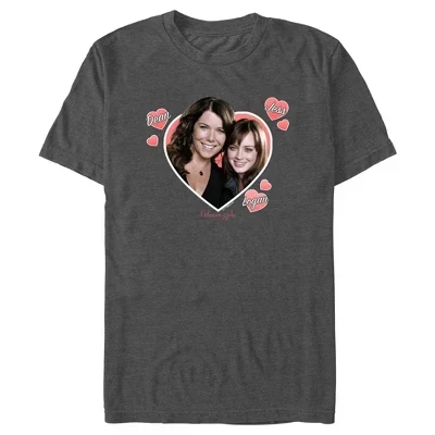 Мужская футболка Gilmore Girls Rory и Lorelai, серая