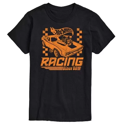 Мужская футболка с коротким рукавом и графическим рисунком Racing Since 60, черная