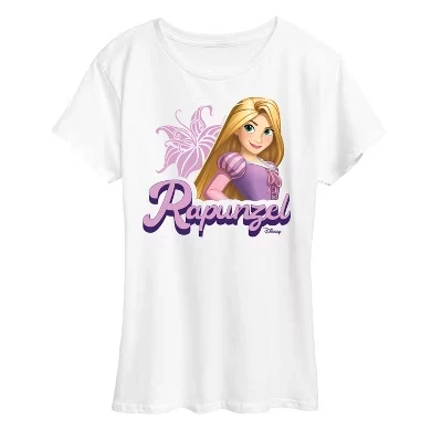 Женская футболка с коротким рукавом Rapunzel Headshot, белая