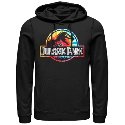 Мужская стильная толстовка с логотипом Tie-Dye поверх толстовки с капюшоном черного цвета