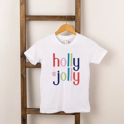Детская футболка The Juniper Shop «Холли Джолли», белая