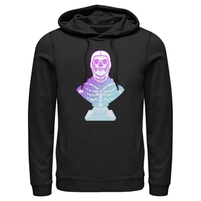 Мужская толстовка с капюшоном Skull Trooper All Hail Glow черного цвета