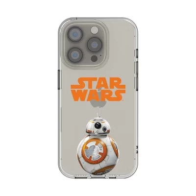 Прозрачный чехол для мобильного телефона с цветным блоком Star Wars Droids для Apple iPhone bb-8