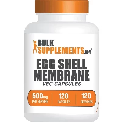 Капсулы BulkSupplements, коллаген из яичной мембраны