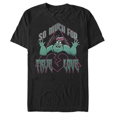 Мужская футболка Ursula So Much For True Love черного цвета