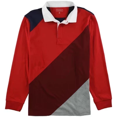 Мужское поло Club Room Chambray-Back, красное