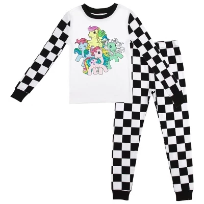 Детская пижама-комплект My Little Pony Retro Group, черная