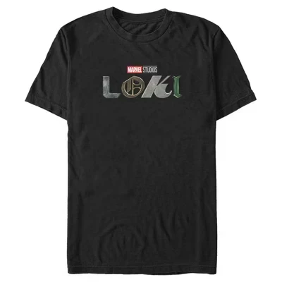 Мужская футболка Marvel «Локи», черная