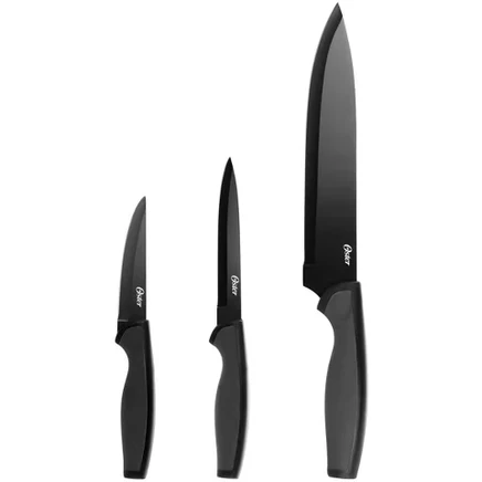 Набор ножей Oster Slice Craft, 3 предмета, черный