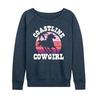 Женский лонгслив Instant Message Cowgirl, цвета индиго
