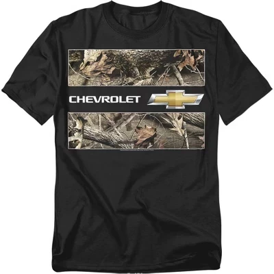 Мужская футболка Chevy Camo Bars черного цвета