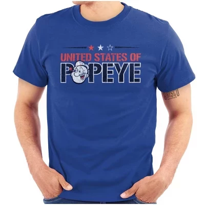 Футболка Brisco Brands United States of Popeye, синий
