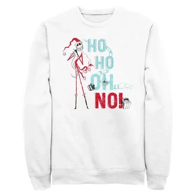 Мужская толстовка Ho Ho Oh No Sandy Claws белого цвета
