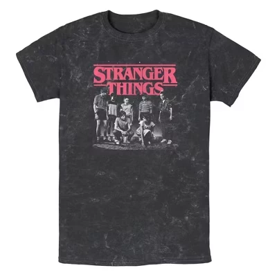 Мужская футболка Stranger Things Title Logo, черная