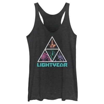 Женская майка с логотипом Lightyear Triangle Racerback