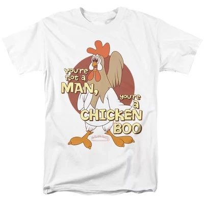 Футболка для взрослых Chicken Boo белая
