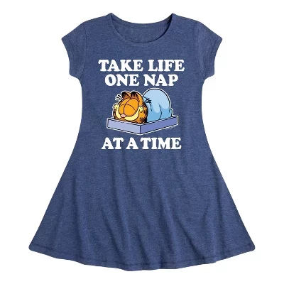 Платье для девочек Garfield One Nap, тёмно-синее