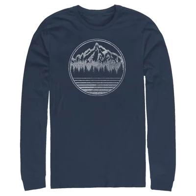 Мужской лонгслив Lost Gods Mountain Badge, синий