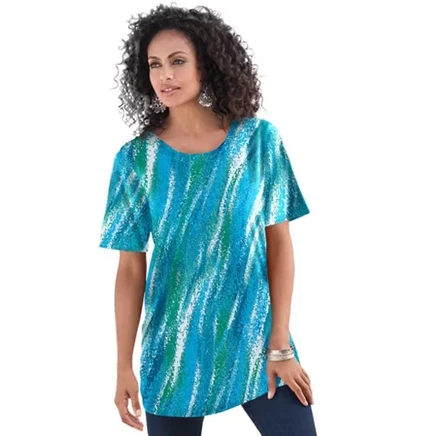 ocean textured stripe