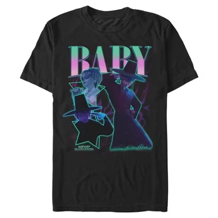 Мужская футболка Baby Saja Collage черного цвета