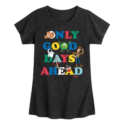 Детская футболка Disney Only Good Days Ahead, черный меланж