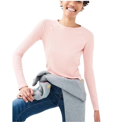 Женская футболка Aeropostale реглан, розовая