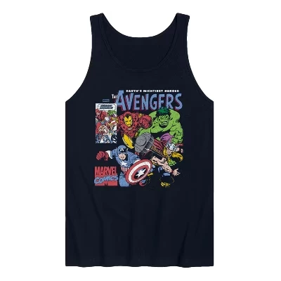 Мужская майка Avengers Boxes, синяя