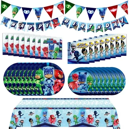 Набор праздничной посуды PJ Masks на 16 гостей