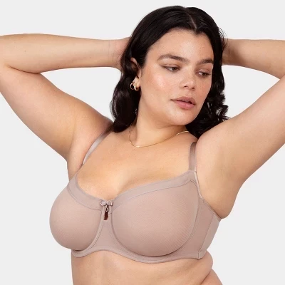 Женский бюстгальтер Curvy Couture, коричневый