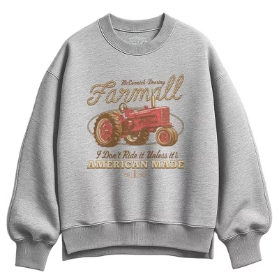 Женский свитшот Case IH Western Farmall, меланжевый